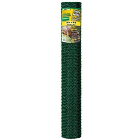 GRILLTOWN 308457B 48 in. x 50 ft. Green PVC Poultry Netting GR589932